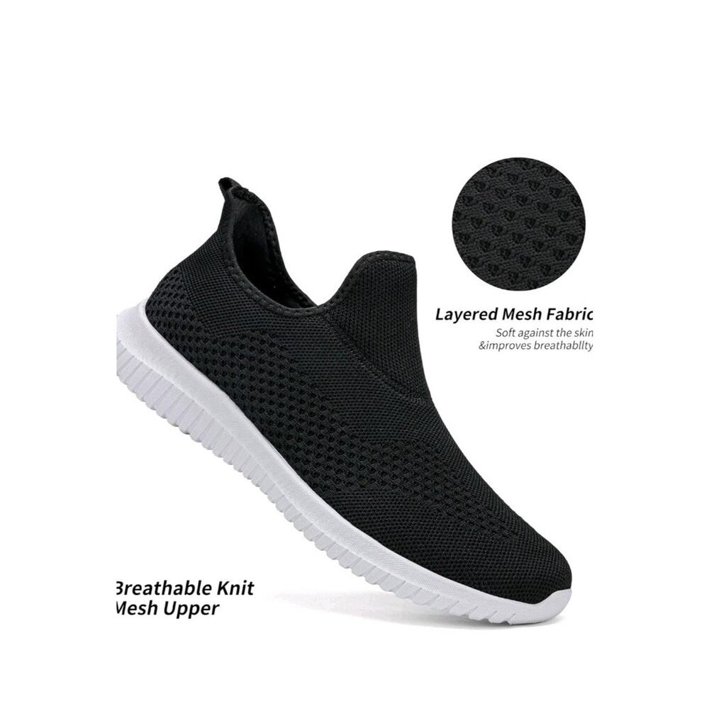 Women's Slip On Comfort Walking Shoes Ultra Lightweight Breathable Running Sz 38 - Picture 4 of 7